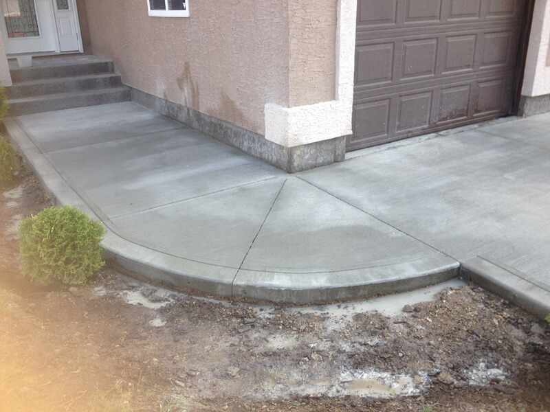 New concrete Sidewalk
